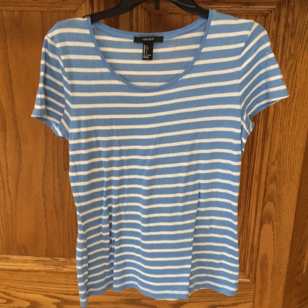 Blue Striped Tee